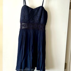 Navy Blue spring dress